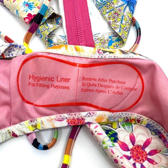 JOHNNY WAS Joy Surf Shirt Locita String Bikini Bottom Set NEW Size S - Picture 6 of 10